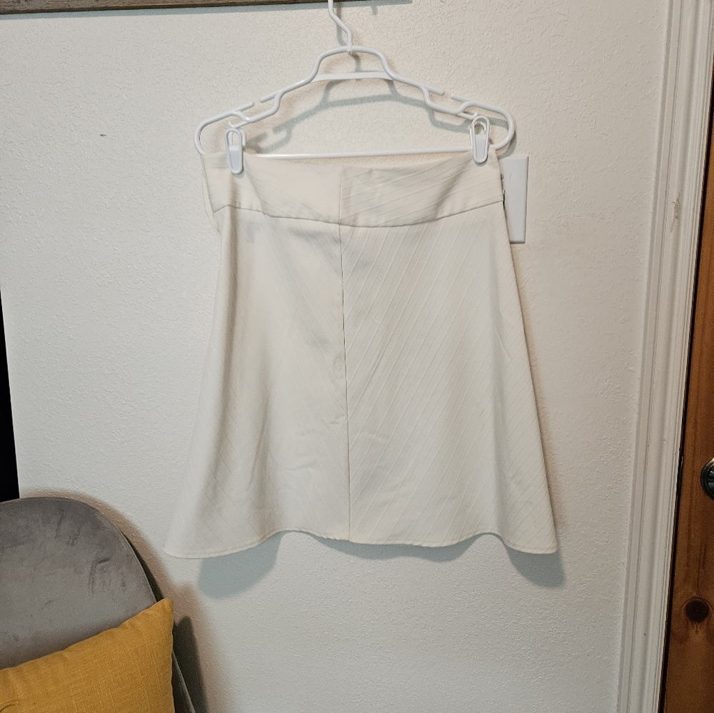 My Michelle Pencil Skirt, Cream Colored, Size 9/10
